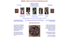 Desktop Screenshot of magus-harps.de